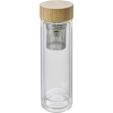 Glastermos 420 ml med sil för att täcka botten, produktbild (4)
