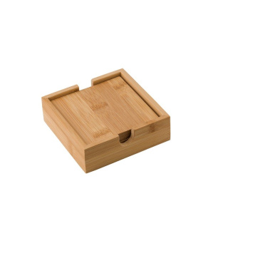 Set med bambu-muggunderlägg, 4 delar, produktbild (3)