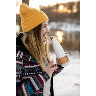 Termoflaska 500 ml med bambudetaljer | Blake, produktbild (2)