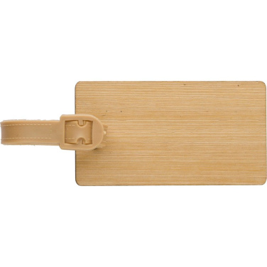 Bagageetikett i bambu, produktbild (4)