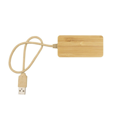 Bambu USB- och USB-C-hubb B'RIGHT | Kenzie, produktbild (4)