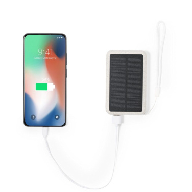 Powerbank med vetehalm 5000 mAh, solcellsladdare, produktbild (3)