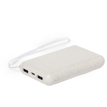 Powerbank med vetehalm 5000 mAh, solcellsladdare, produktbild (4)