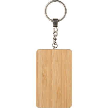 Laddkabel, bambu nyckelring, produktbild (4)