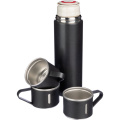 Termos 420 ml, tre koppar 150 ml, svart