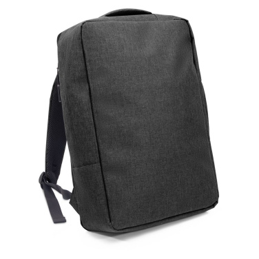 RPET-ryggsäck, laptopväska 15,6" | Tahir, svart, produktbild (2)