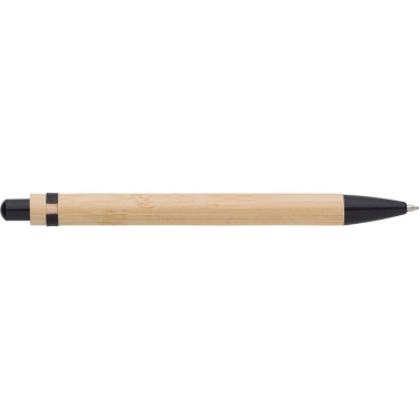 Bambu kulspetspenna, svart, produktbild (3)