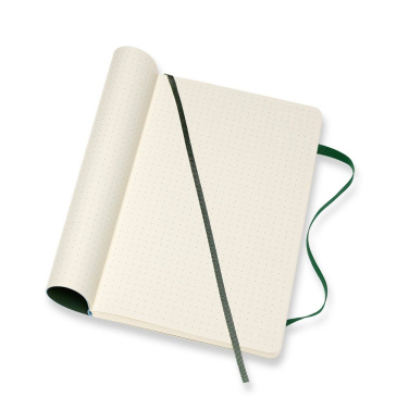 MOLESKINE anteckningsbok ca A5, grön, produktbild (3)