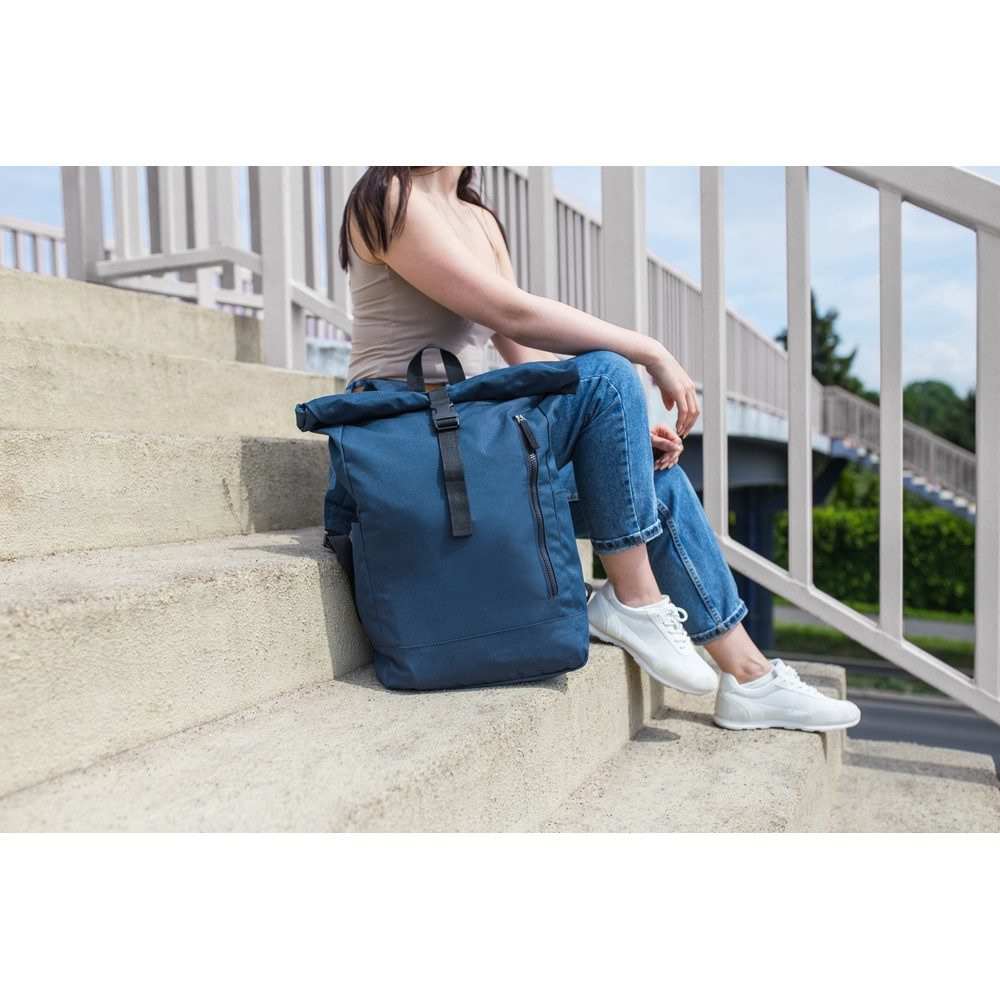 Rolltop RPET-ryggsäck | Eiddwen, grön, produktbild (1)
