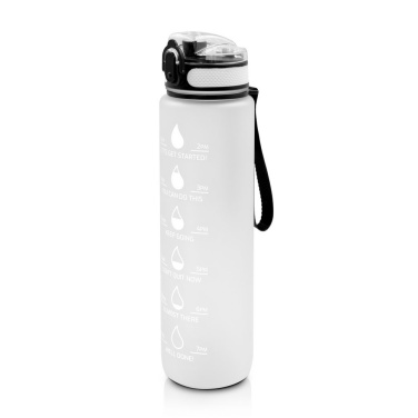 Motiverande flaska 1000 ml | Bennie, vit, produktbild (2)