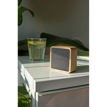 Trådlös bambuhögtalare 3 W B'RIGHT, solpanel | Androwe, produktbild (2)