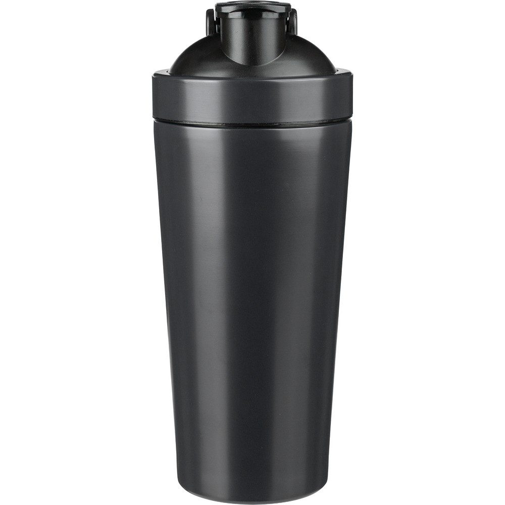 Sportflaska 750 ml, shaker, svart, produktbild (1)