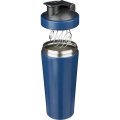 Sportflaska 750 ml, shaker, ljusblå