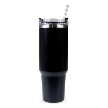 Termomugg 1200 ml med ergonomiskt handtag | Stasimus, svart, produktbild (3)