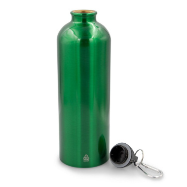 Sportflaska 770 ml med karbinhake | Laveriano, grön, produktbild (2)