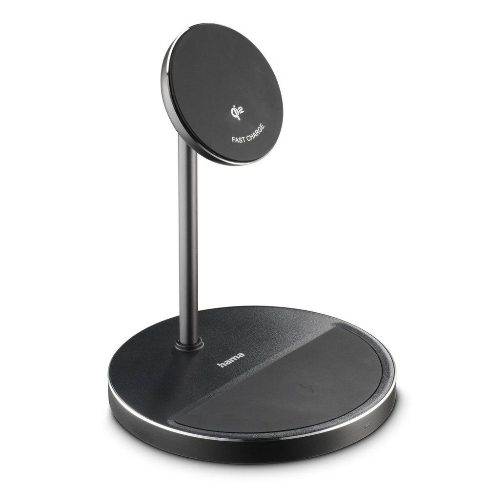 Magnetisk trådlös laddare 2 i 1, 15 W Hama, produktbild (1)