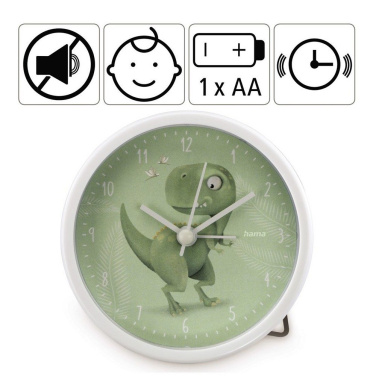 Skrivbordsklocka med alarm för barn Hama Happy Dino, produktbild (4)