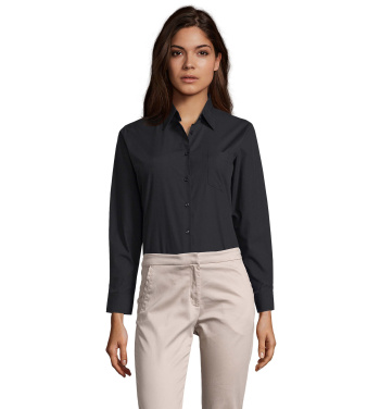 EXECUTIVE POPLIN SHIRT, Svart, XS, produktbild (3)