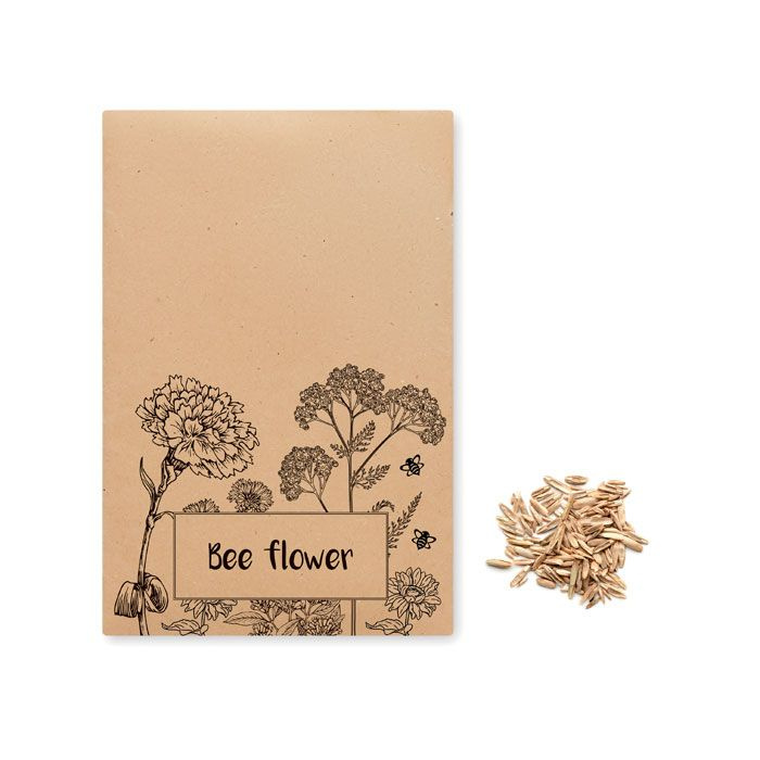 Solrosfrön i kuvert, Beige, produktbild (1)