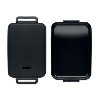 Lunchlåda återvunnen PP 2200ml, Svart, produktbild (2)