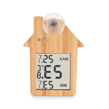 Väderstation i bambu, Trä, produktbild (2)