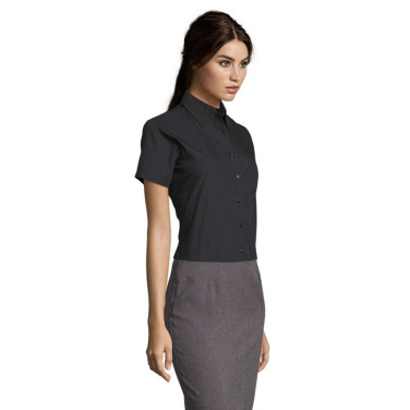 ESKEPSE POPLIN DAM SHIRT, Svart, XS, produktbild (2)