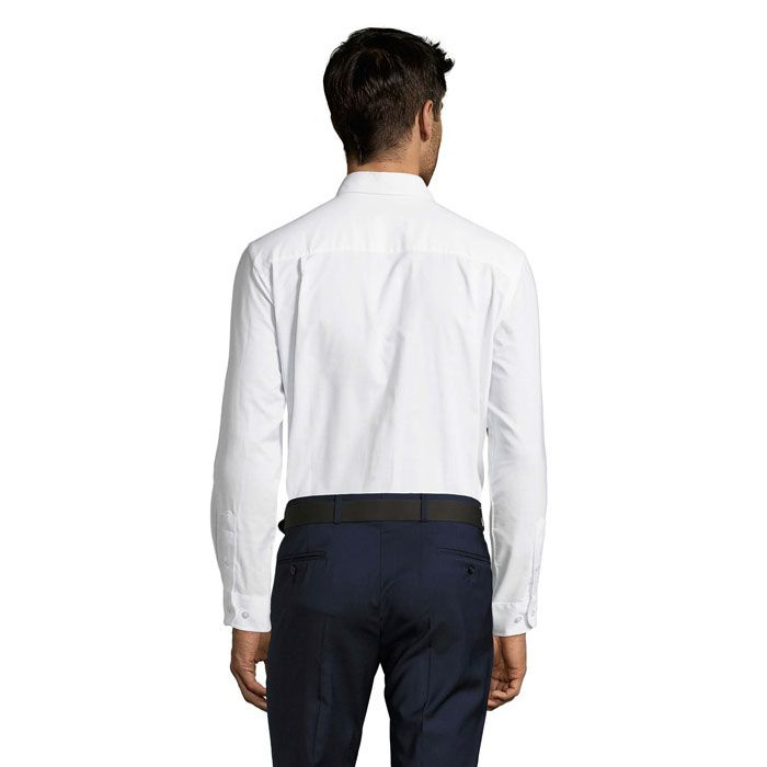 BOSTON OXFORD HERR SKJORTA, Vit, 4XL, produktbild (1)