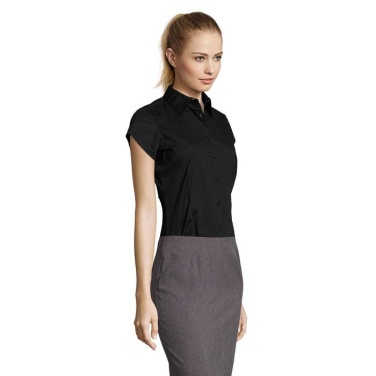 EXCESS STRETCH DAM SHIRT, Svart, XS, produktbild (2)
