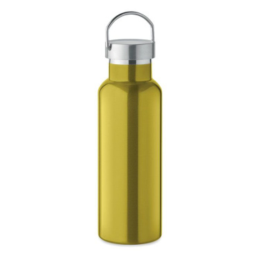 Dubbelväggig flaska 500 ml, Limegrön, produktbild, Kalk (3)