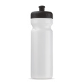 Sportflaska Bio 750 ml, transparent / Svart