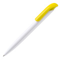Penna Atlas Solid, vit / Gul