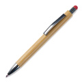 Penna New York Bambu med stylus, röd