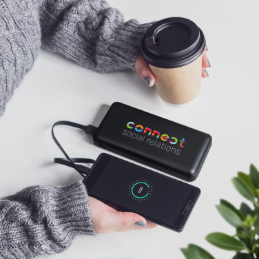 Elite Powerbank 10000mAh, svart, produktbild (2)