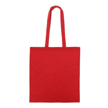 Återvunnen bomullspåse 140g/m² 38x42 cm, röd, produktbild (3)