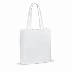 Återvunnen bomullspåse med bälg 140g/m² 38x10x42 cm