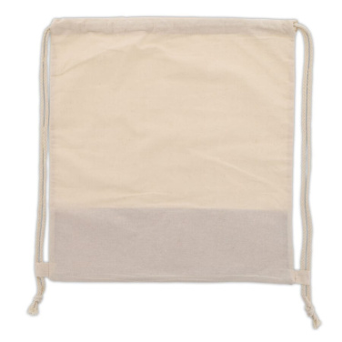 Seglarväska Jute/bomull 38x41 cm, ecru, produktbild (3)