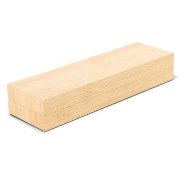 Kulspetspenna och rollerball penna i snygg presentask - bambu, trä, produktbild (4)