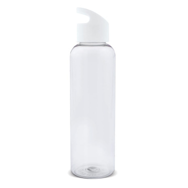 Loopflaska transparent R-PET 600 ml, transparent / Vit, produktbild (2)