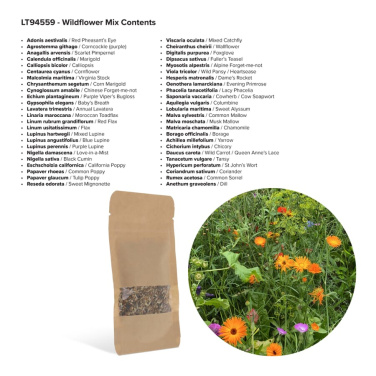 Fröpåsar vilda blommor 4 gram, brun, produktbild (2)