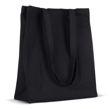 Axelremsväska 280g/m² 32x13x40 cm bomull OEKO-TEX®, svart, produktbild (2)
