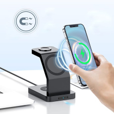 2708 | Xoopar Icon 3 in 1 Magnetic Wireless charger