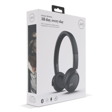 T00247 | Jays x-Seven bluetooth hörlurar, svart, produktbild (2)