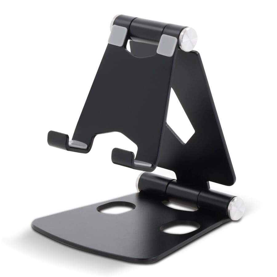 1207 | Foldable Smartphone Stand, svart, produktbild (1)