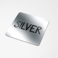 Vinyl Sticker Kvadrat 15x15 mm, silver
