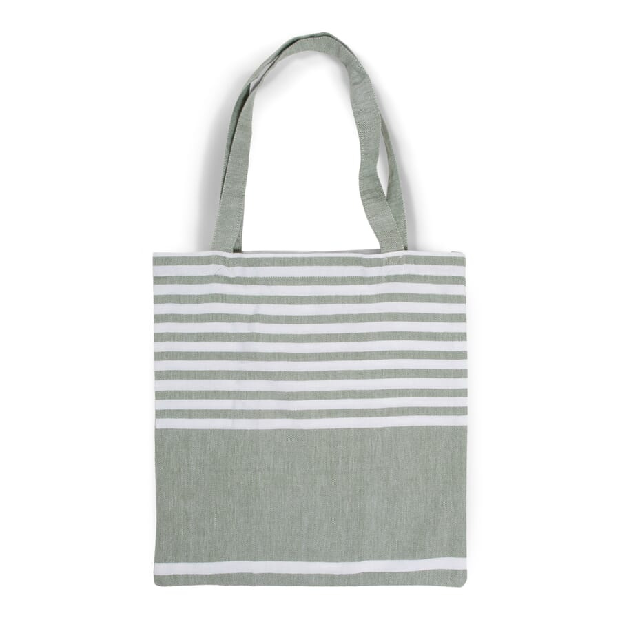 Sagaform Ella hamam Bomullsväska 41x38 cm, grön, produktbild (1)