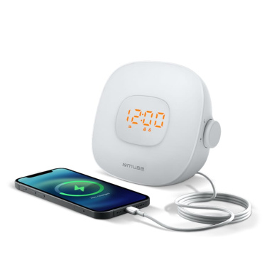 ML-198 | Muse wake up light FM-radio, vit, produktbild (2)