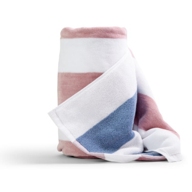 Strandhandduk Lord Nelson 80x160 cm, vit / Pastellrosa, produktbild (2)