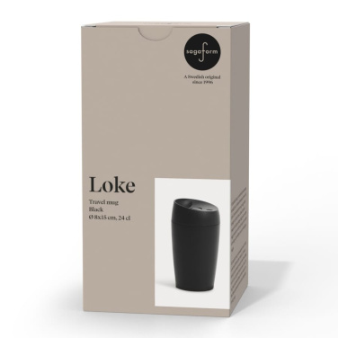 Sagaform Loke Resemugg 240 ml, svart, produktbild (2)