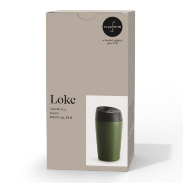 Sagaform Loke Resemugg Färgbelagd 240 ml, grön, produktbild (2)