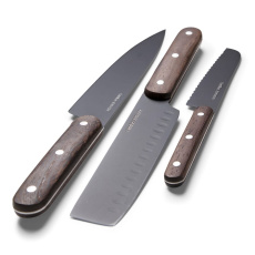 Orrefors Jernverk knivset Trä set om 3
